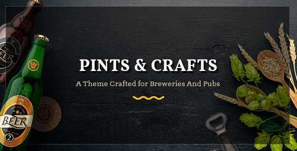 Pints&Crafts – 啤酒酒吧 WordPress 主题 – v1.0