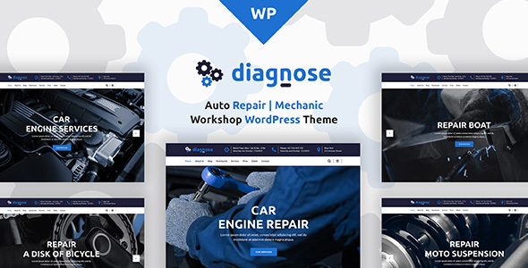 Diagnose – Auto Repair, Mechanic, Workshop Theme – v1.1