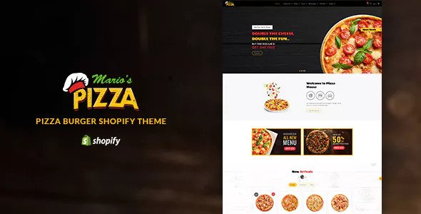 Marios Pizza – 比萨汉堡餐厅shopify模板 – v1.1
