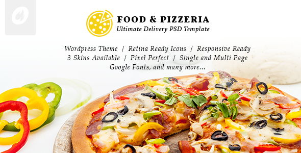 Food & Pizzeria v2.0 – 终极餐厅WordPress主题
